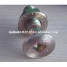 Flat Head Socket Bolt With Hex Flange Nut